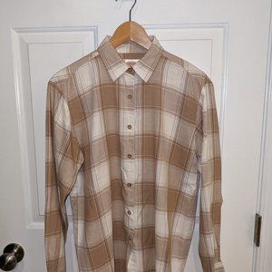 Talbots Button Down Plaid Shirt
